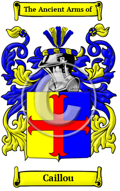 Caillou Family Crest/Coat of Arms
