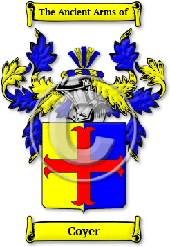 Coyer Family Crest Download (jpg) Legacy Series - 150 DPI