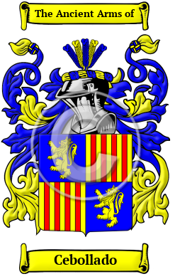 Cebollado Family Crest/Coat of Arms