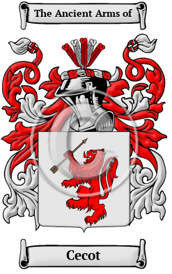 Cecot Family Crest Download (JPG) Heritage Series - 300 DPI
