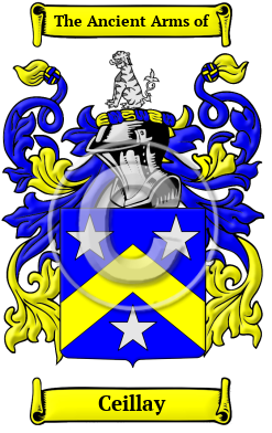 Ceillay Family Crest/Coat of Arms