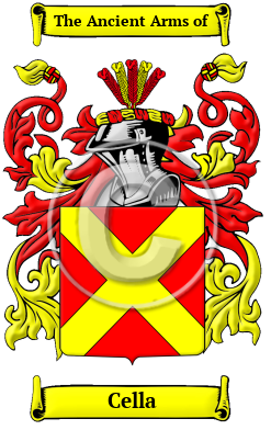 Cella Family Crest/Coat of Arms