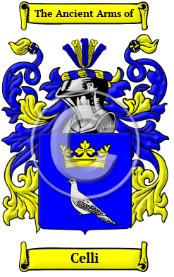 Celli Family Crest/Coat of Arms