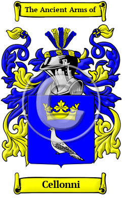 Cellonni Family Crest/Coat of Arms