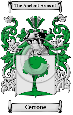 Cerrone Family Crest/Coat of Arms