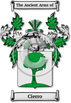Cierro Family Crest Download (JPG) Legacy Series - 600 DPI