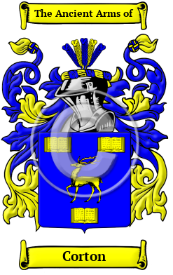 Corton Family Crest/Coat of Arms