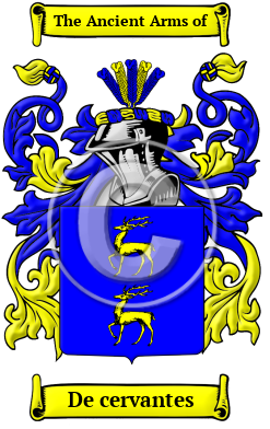 De cervantes Family Crest/Coat of Arms