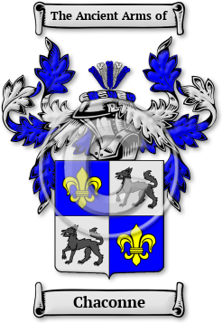 Chaconne Family Crest Download (JPG) Legacy Series - 600 DPI