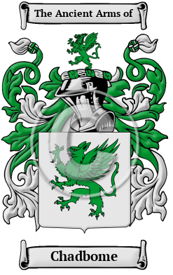 Chadbome Family Crest/Coat of Arms