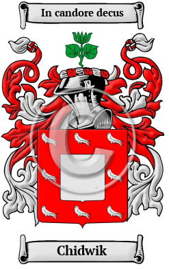 Chidwik Family Crest/Coat of Arms