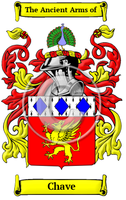 Chave Family Crest/Coat of Arms