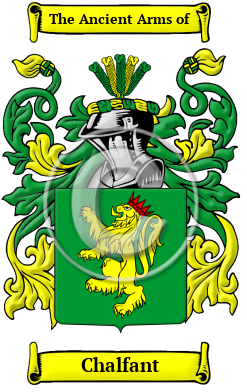 Chalfant Family Crest/Coat of Arms