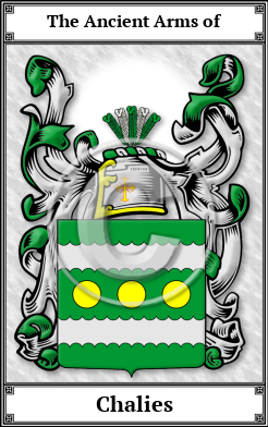 Chalies Family Crest Download (JPG)  Book Plated - 150 DPI
