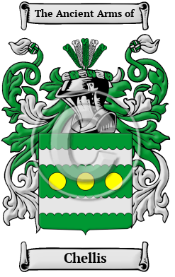 Chellis Family Crest/Coat of Arms