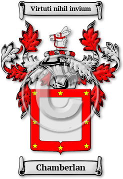 Chamberlan Family Crest Download (jpg) Legacy Series - 150 DPI