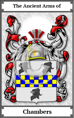 Chambers Family Crest Download (JPG)  Book Plated - 150 DPI