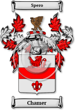 Chamer Family Crest Download (JPG) Legacy Series - 600 DPI