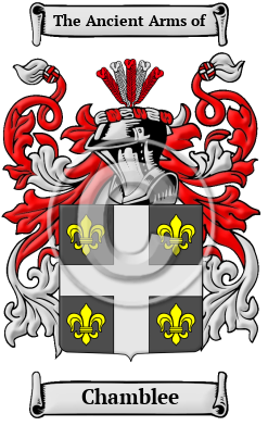 Chamblee Family Crest/Coat of Arms