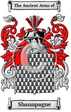 Shannpagne Family Crest/Coat of Arms
