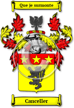 Canceller Family Crest Download (jpg) Legacy Series - 150 DPI