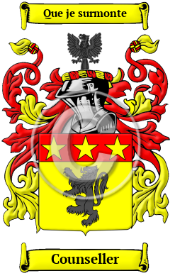 Counseller Family Crest/Coat of Arms