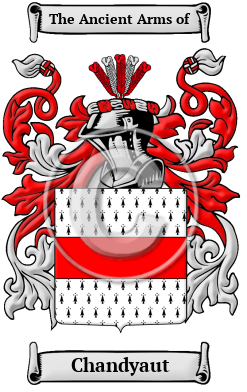 Chandyaut Family Crest/Coat of Arms