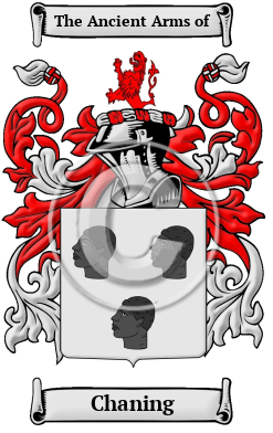 Chaning Family Crest/Coat of Arms
