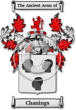 Chanings Family Crest Download (jpg) Legacy Series - 150 DPI