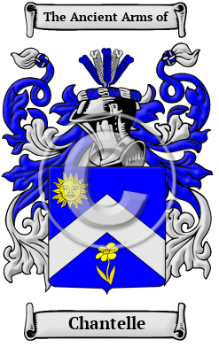 Chantelle Family Crest/Coat of Arms