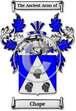 Chape Family Crest Download (jpg) Legacy Series - 150 DPI
