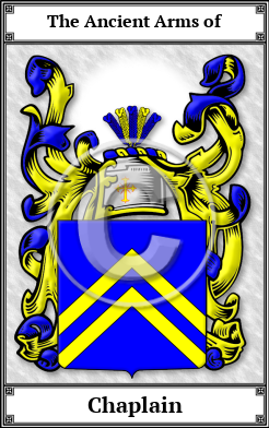 Chaplain Family Crest Download (JPG) Book Plated - 600 DPI