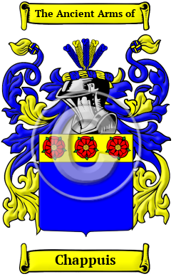 Chappuis Family Crest/Coat of Arms