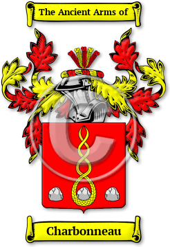 Charbonneau Family Crest Download (jpg) Legacy Series - 150 DPI
