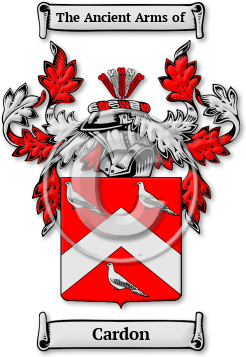 Cardon Family Crest Download (JPG) Legacy Series - 600 DPI