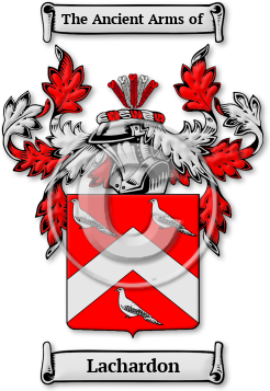 Lachardon Family Crest Download (JPG) Legacy Series - 300 DPI