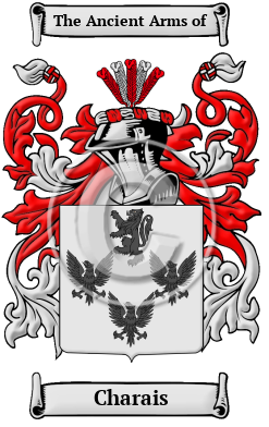 Charais Family Crest/Coat of Arms