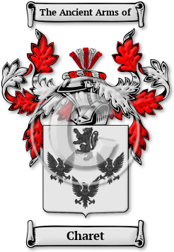 Charet Family Crest Download (jpg) Legacy Series - 150 DPI