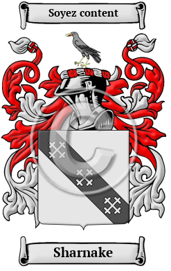 Sharnake Family Crest/Coat of Arms
