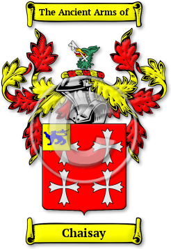 Chaisay Family Crest Download (JPG) Legacy Series - 600 DPI