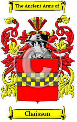 Chaisson Family Crest/Coat of Arms