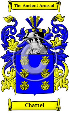 Chattel Family Crest/Coat of Arms