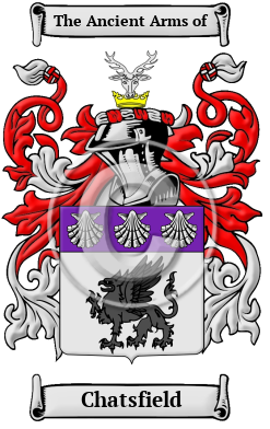 Chatsfield Family Crest/Coat of Arms