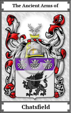 Chatsfield Family Crest Download (JPG)  Book Plated - 150 DPI