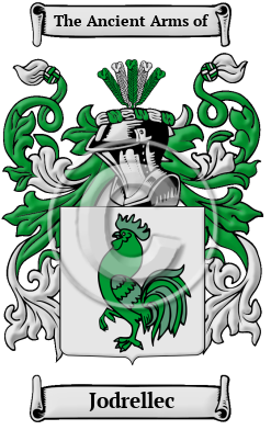 Jodrellec Family Crest/Coat of Arms