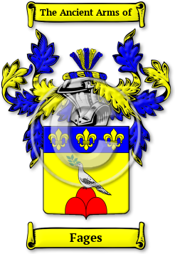 Fages Family Crest Download (JPG) Legacy Series - 600 DPI