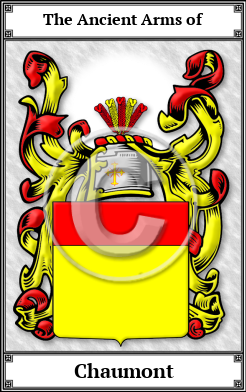 Chaumont Family Crest Download (JPG)  Book Plated - 150 DPI