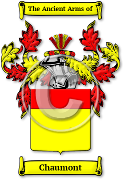 Chaumont Family Crest Download (jpg) Legacy Series - 150 DPI