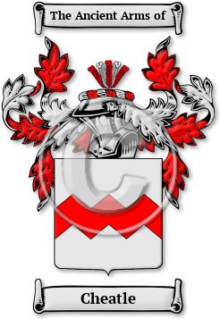 Cheatle Family Crest Download (jpg) Legacy Series - 150 DPI