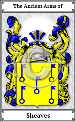 Sheaves Family Crest Download (JPG) Book Plated - 600 DPI